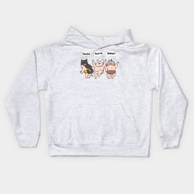 Tough Babies Kids Hoodie by Talonardietalon